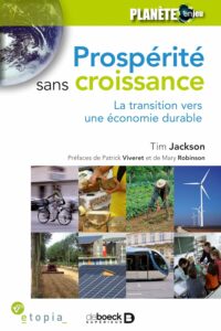 Couverture d’ouvrage : Prospérité sans croissance (la transition vers une économie durable)