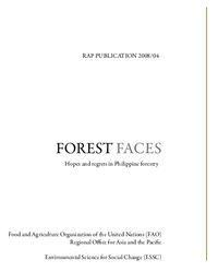 Couverture d’ouvrage : Forest faces - Hopes and regrets in Philippine forestry