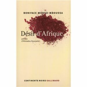 Couverture d’ouvrage : Désir d'Afrique