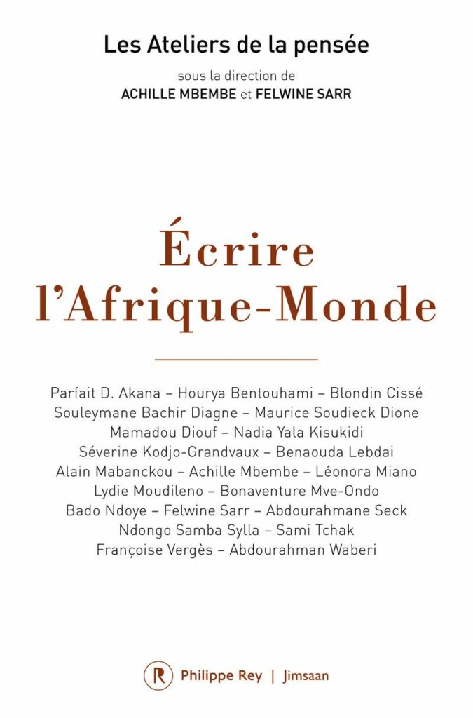 Couverture d’ouvrage : Ecrire l'Afrique-Monde